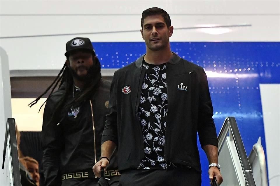 El quarterback Jimmy Garoppolo y Richard Sherman  están listos para el partido ante Jefes.