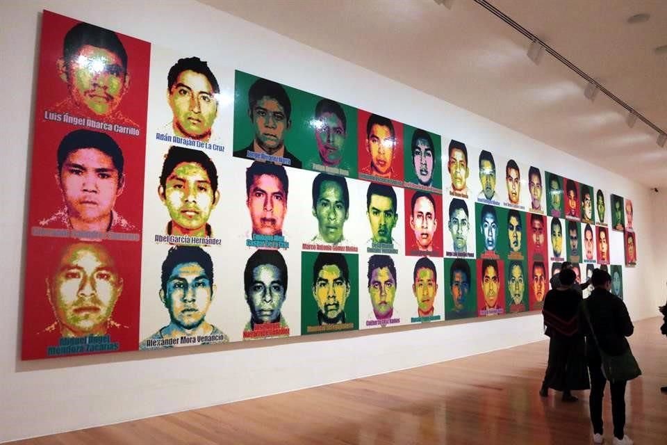 Actualmente, Restablecer Memorias se exhibe en el Museo de Arte Contemporáneo de Monterrey