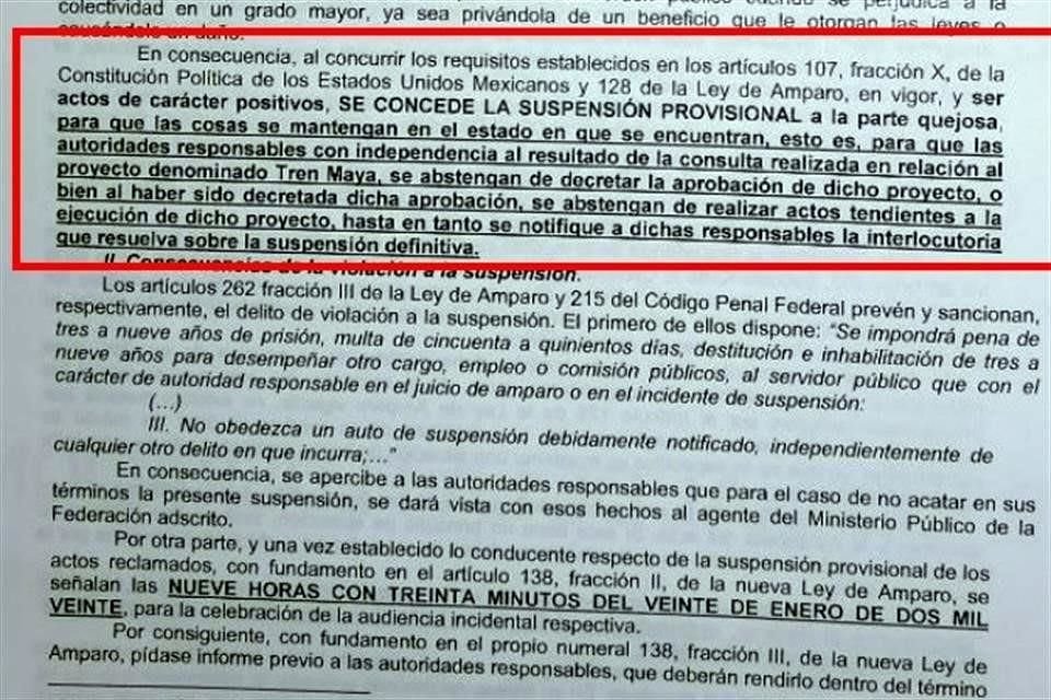 Comunidades indígenas de Campeche y el Fondo Nacional de Fomento al Turismo (Fonatur) chocaron declaraciones tras el otorgamiento de una suspensión provisional sobre la construcción del Tren Maya.