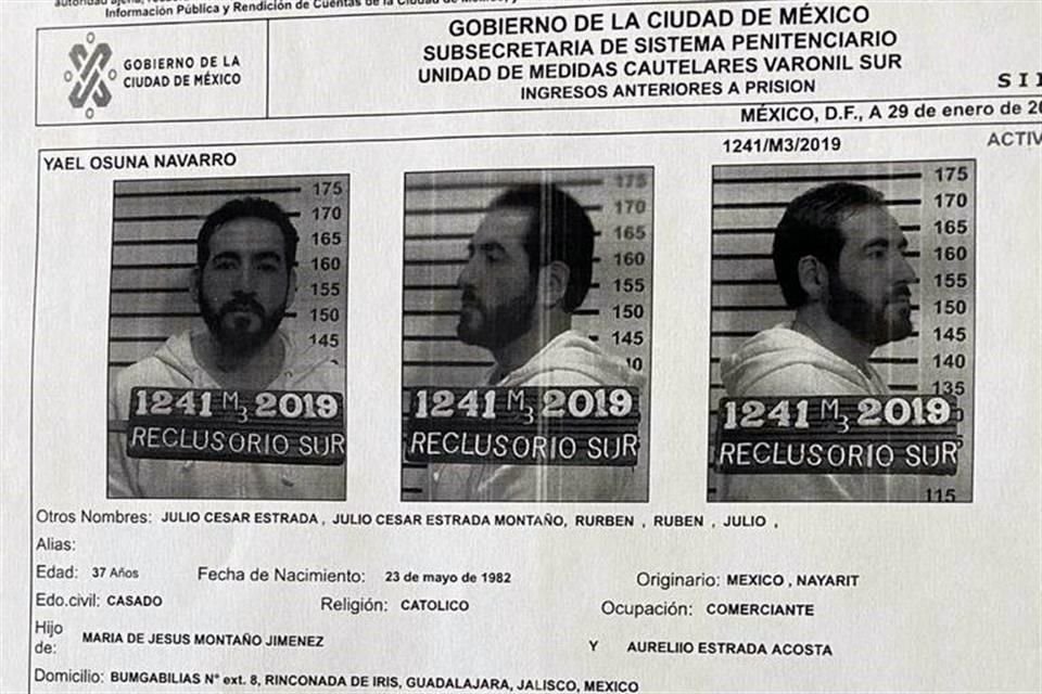 Originario de Nayarit,  acusado por asociación delictuosa.