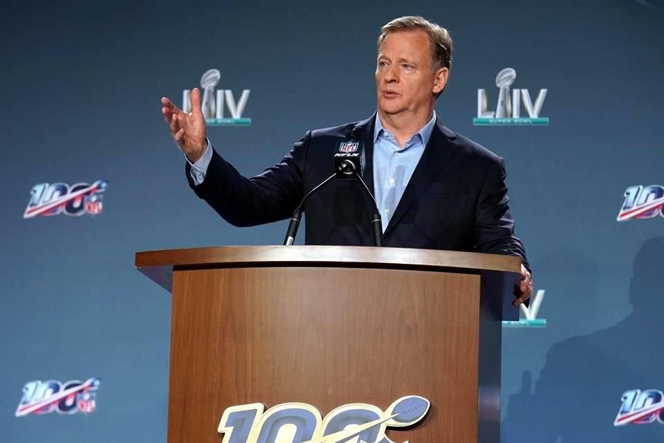 Roger Goodell pidió que los equipos deben tomar medidas para tener estos protocolos en vigor antes del viernes 15 de mayo.