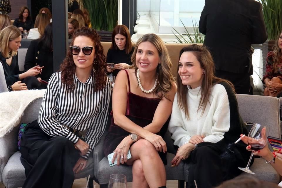 Titi González, Ana Garza de Sáenz y Dany Naranjo