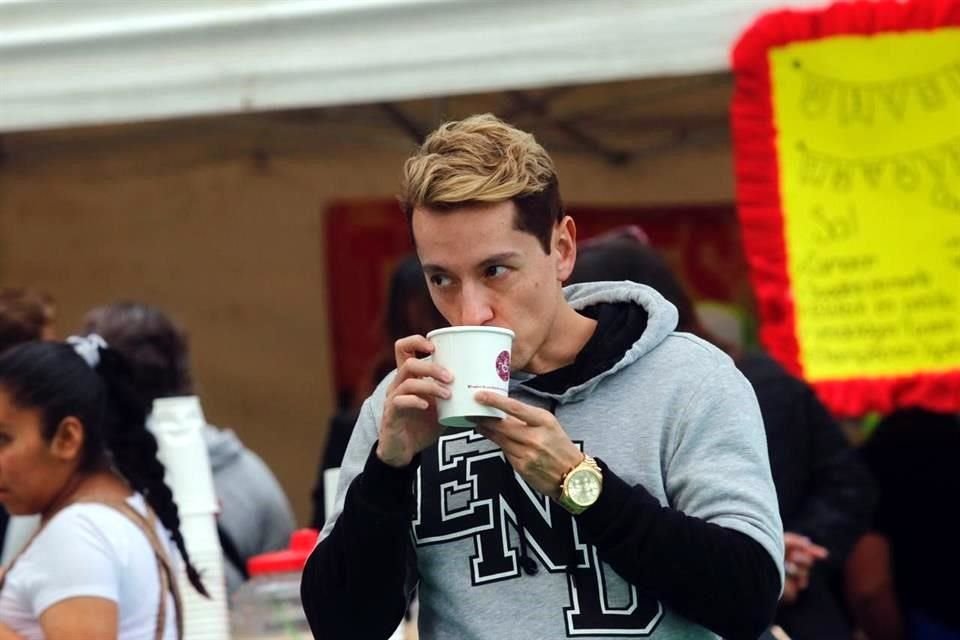 También podrás encontrar atoles de distintos sabores.