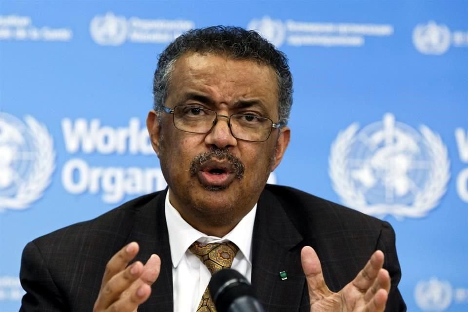 Tedros Adhanom Ghebreyesus, director general de la OMS, en una comparecencia ante los medios.