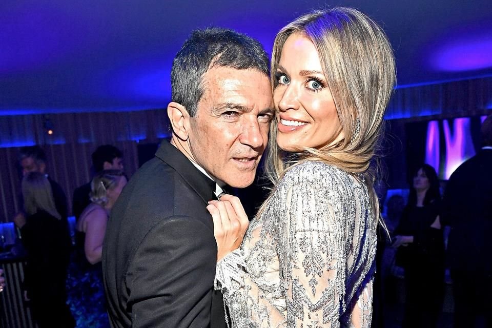 Antonio Banderas y Nicole Kempel.