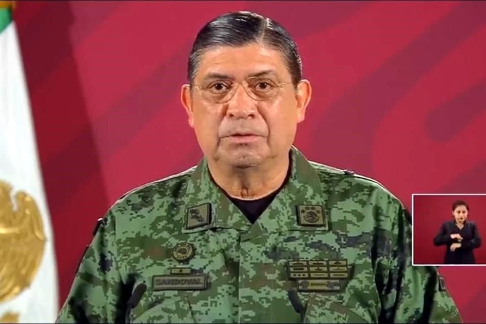 El General Sandoval habló sobre los cuarteles en construcción de la Guardia Nacional.