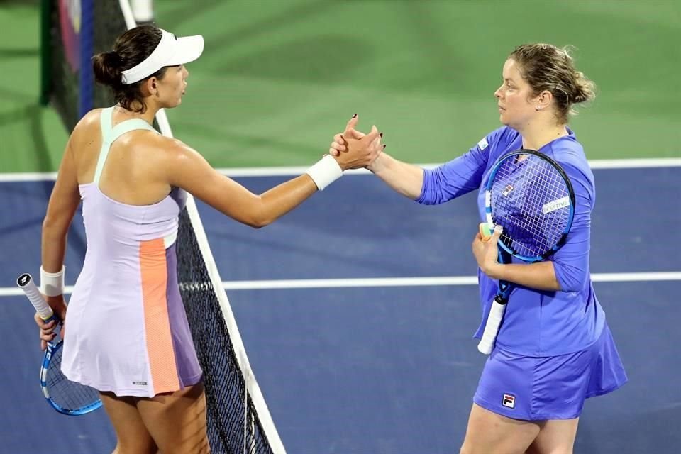 Muguruza reconoció que Clijsters mejorará y que seguramente será una oponente complicada.