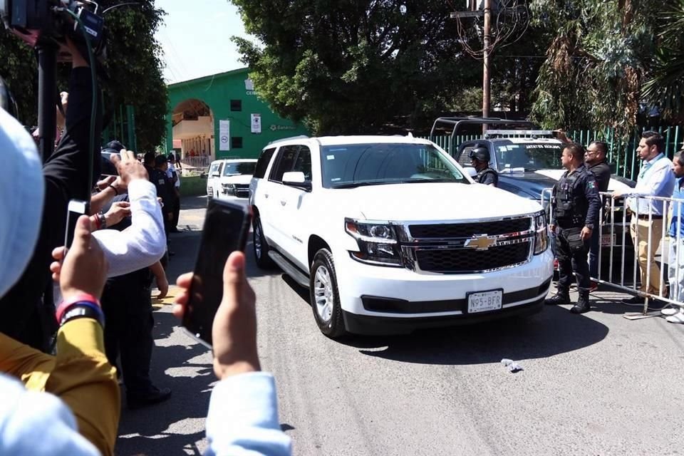 Presuntos feminicidas de la niña Fátima son trasladados desde Atizapán hacia reclusorios Oriente y Santa Martha Acatitla, respectivamente.