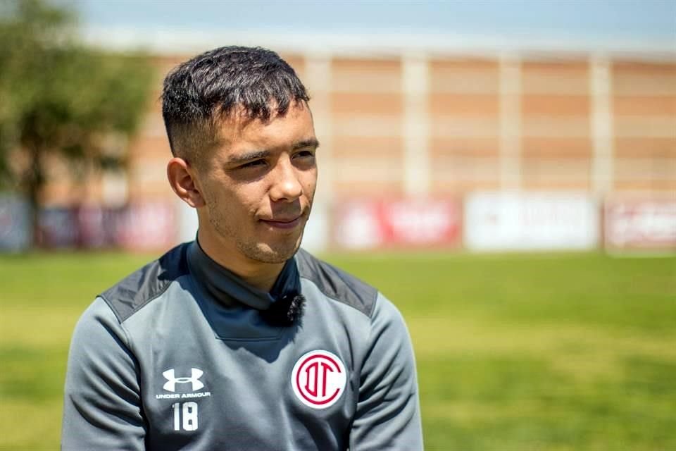 El jugador se ha identificado por completo con el Toluca.