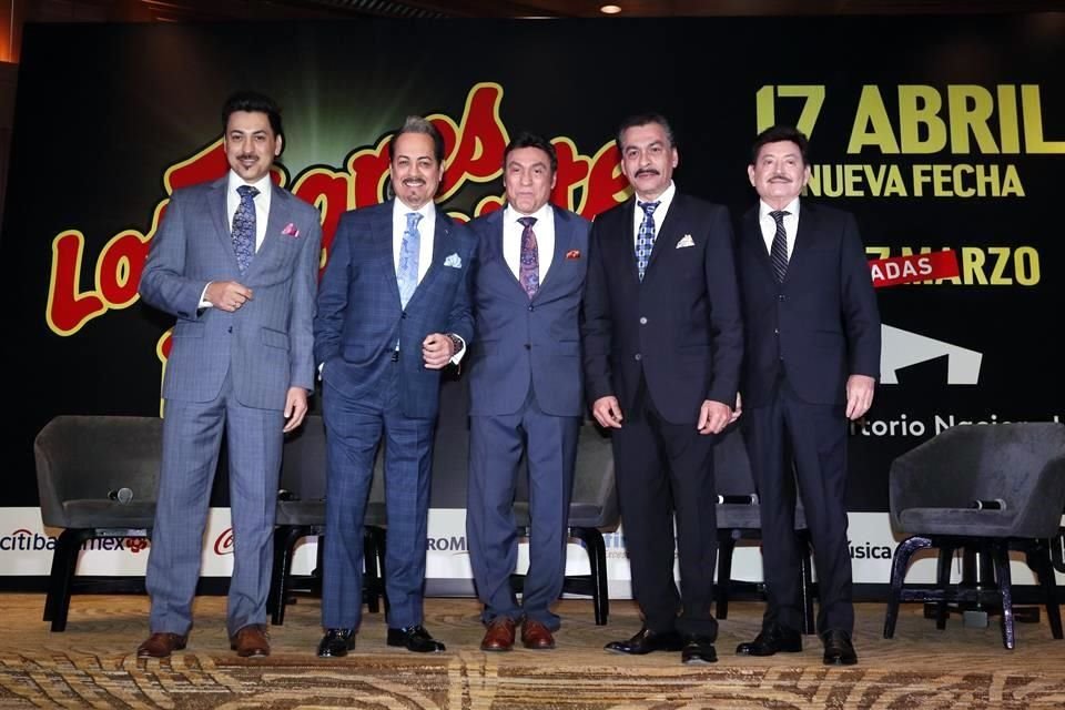 Los Tigres del Norte darán concierto en el Auditorio nacional el 6 y 7 de marzo, y el 17 de abril.