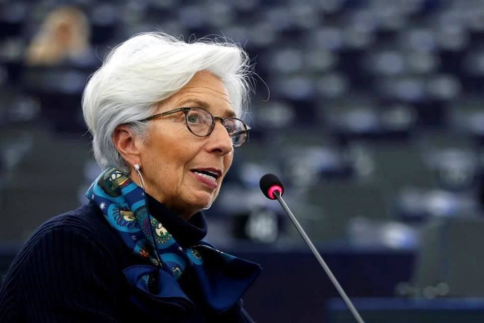 Christine Lagarde, presidenta del Banco Central Europeo.