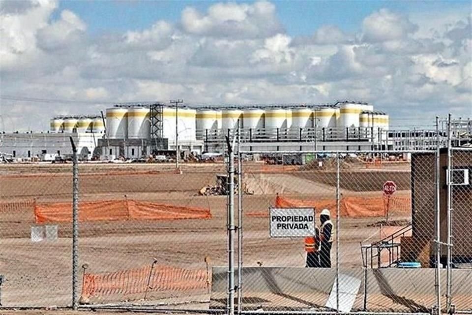 Instalaciones de la cervecera Constellation Brands en Mexicali, Baja California.