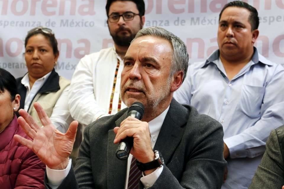 Alfonso Ramírez Cuéllar, dirigente de Morena.