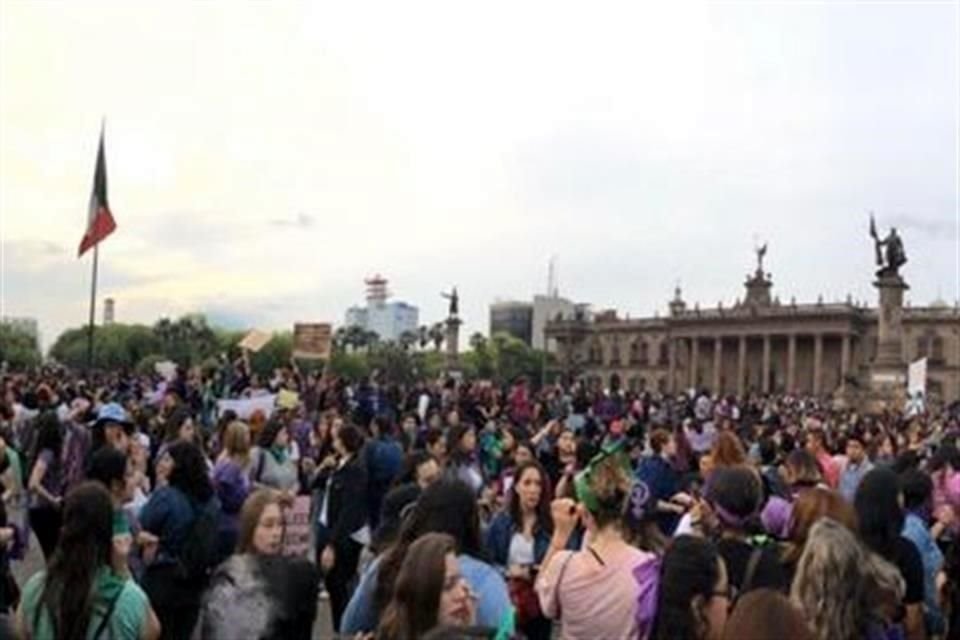 Una panorámica de la manifestación.