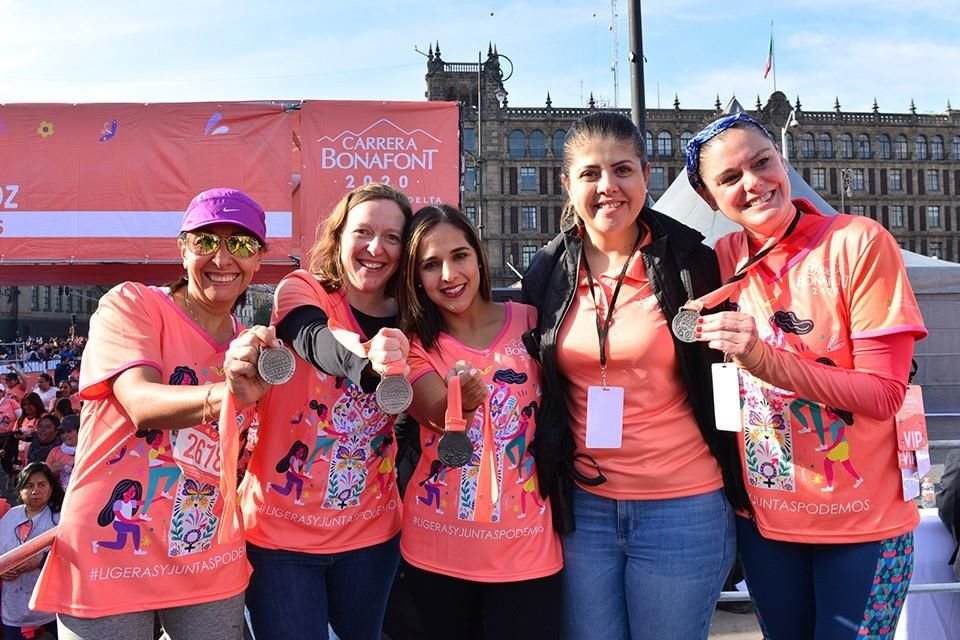 Bonafont escucha a las miles de mujeres que participan en su carrera y se suma al Programa Ciudades Seguras de ONU Mujeres en Iztapalapa.