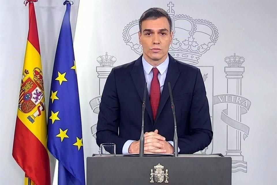 El presidente de España decretó el estado de alarma en el país.