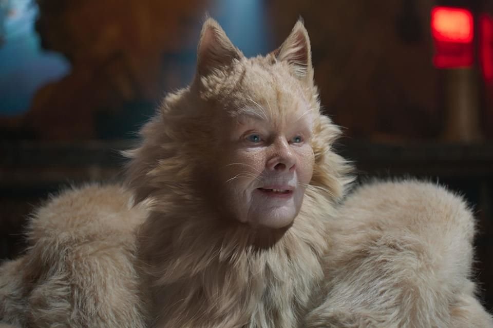 Judi Dench interpreta a 'Old Deuteronomy' en la película 'Cats'.