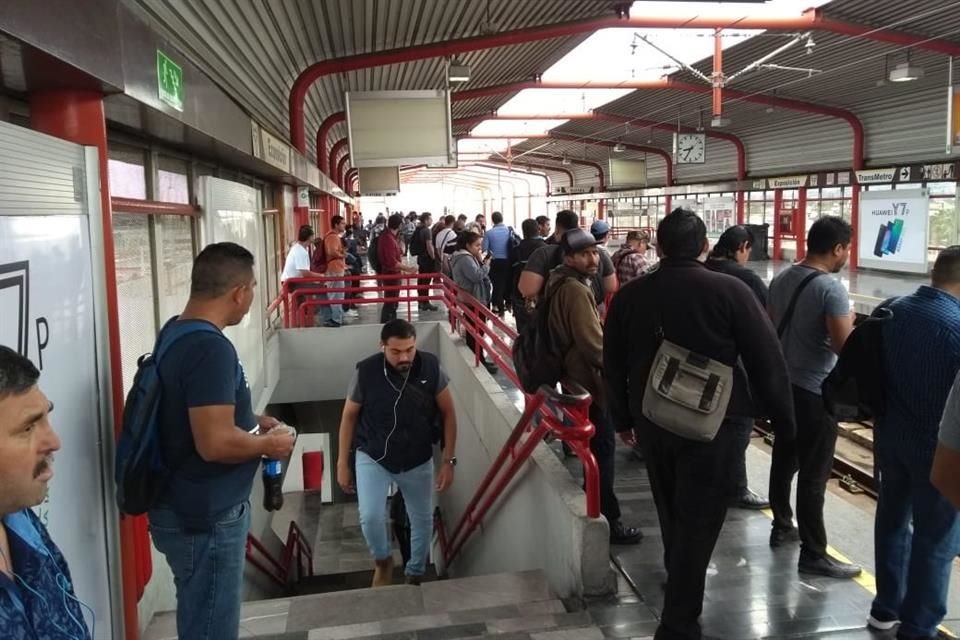 En el Metro, los usuarios reportaron una afluencia normal.