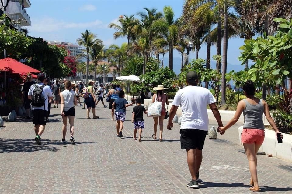 Los hoteles de la zona tuvieron una ocupación del 90 por ciento.