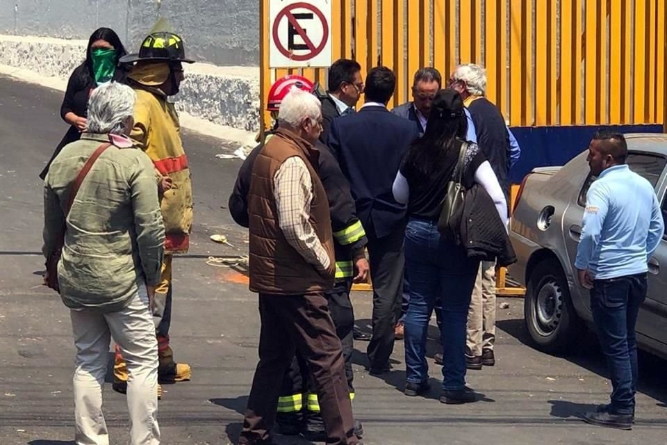 El Rector Graue acudió al plantel.