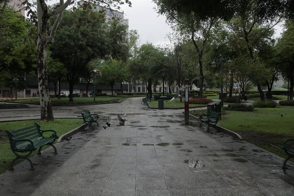 En la Alameda no se presentaron las aglomeraciones de cada fin de semana