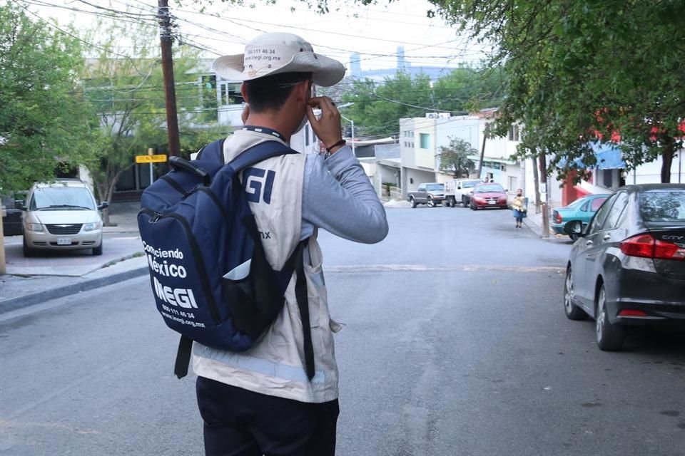 Los entrevistadores del Inegi que recorren las calles de San Pedro se han enfrentado a la negativa de los vecinos de recibirlos.