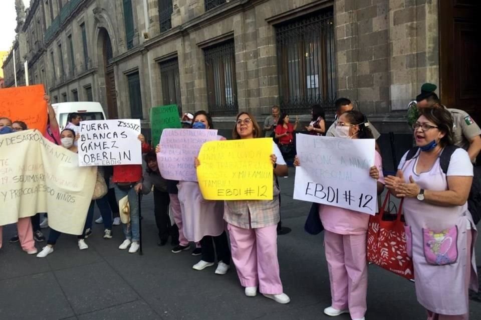 Educadoras de estancias infantiles del Instituto de Seguridad y Servicios Sociales de los Trabajadores del Estado exigen suspensión de actividades para evitar contagios.