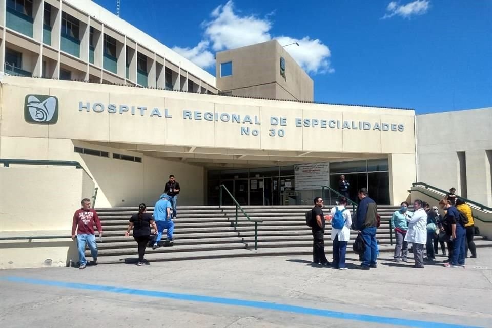 Aspecto del Hospital No. 30 del IMSS en Mexicali.