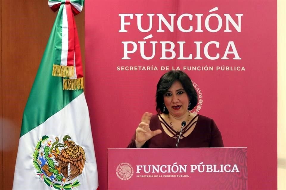La circular sobre el recorte fue firmada por la Secretaria de la Función Pública, Irma Eréndira Sandoval.