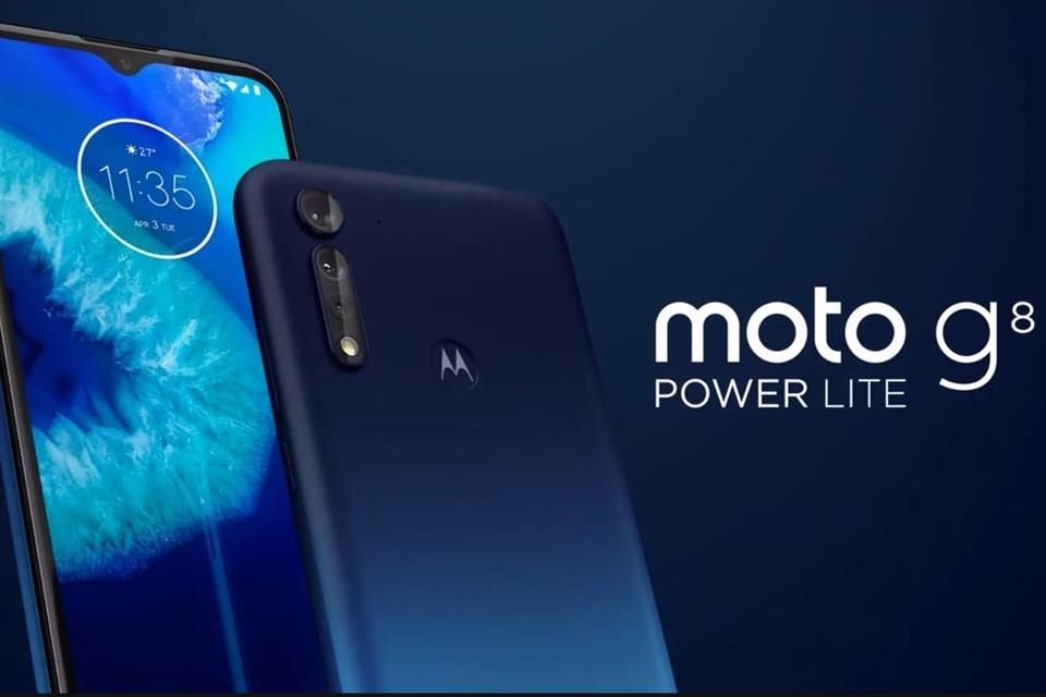 El Moto G8 Power Lite adopta el procesador MediaTek Helio P35, menos potente, para mover un sistema con pantalla HD+ de 6.5 pulgadas y un sistema de tres cámaras traseras de 16, 2 y 2 megapíxeles.