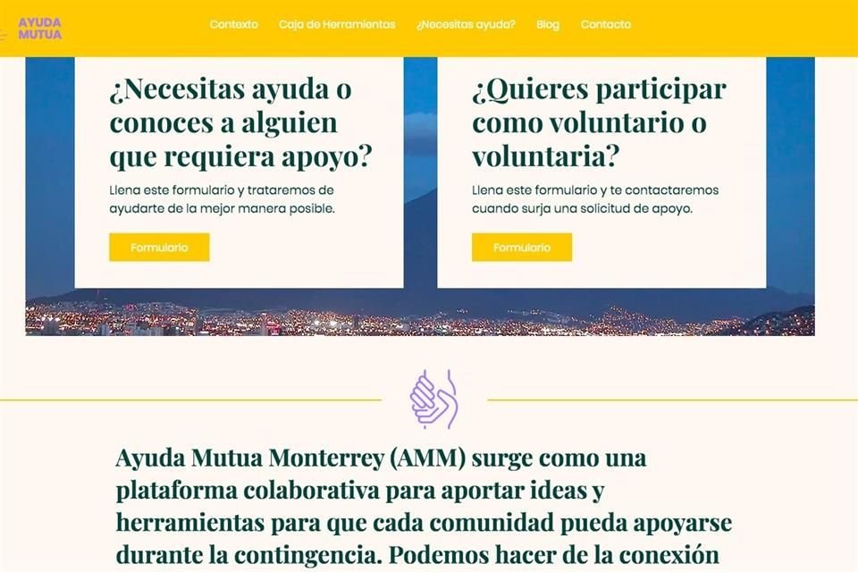 El sitio web de la iniciativa es https://www.ayudamutuamty.mx