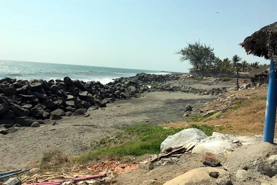 Así lucen las playas en Tapachula.