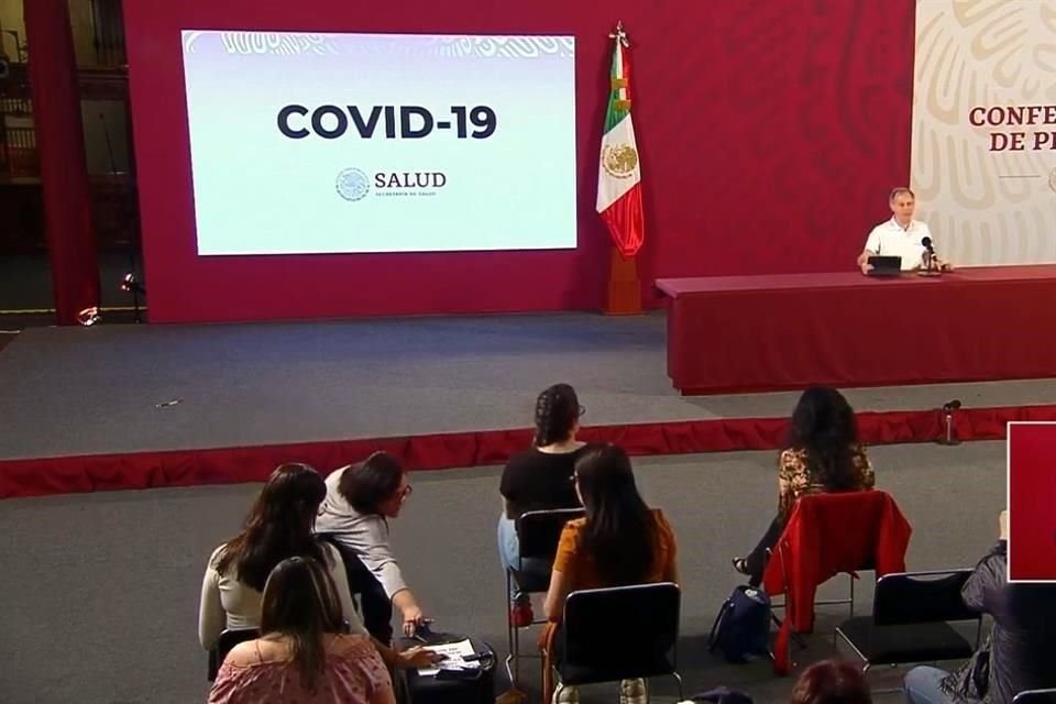 La Secretaría de Salud reportó 15 nuevas defunciones por Covid-19, con lo que suman 94 en el País; hay  2143 casos positivos, 253 más que ayer