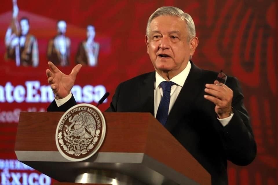 El Presidente López Obrador descartó que los hospitales estén rebasados, ante la emergencia por coronavirus.