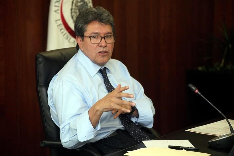 Ricardo Monreal, coordinador de los senadores de Morena.