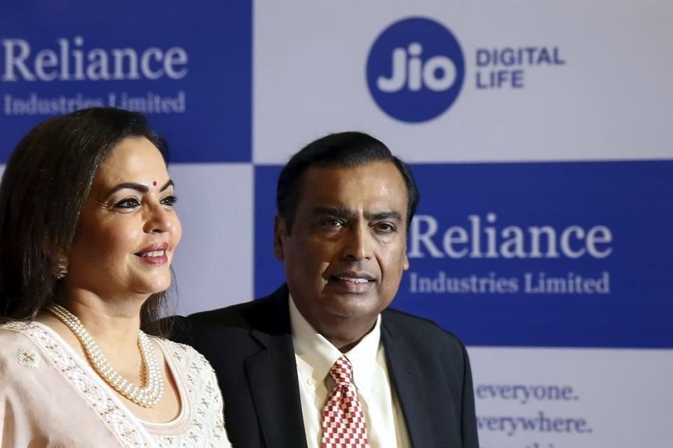 El presidente ejecutivo de Reliance Jio, Mukesh Ambani.