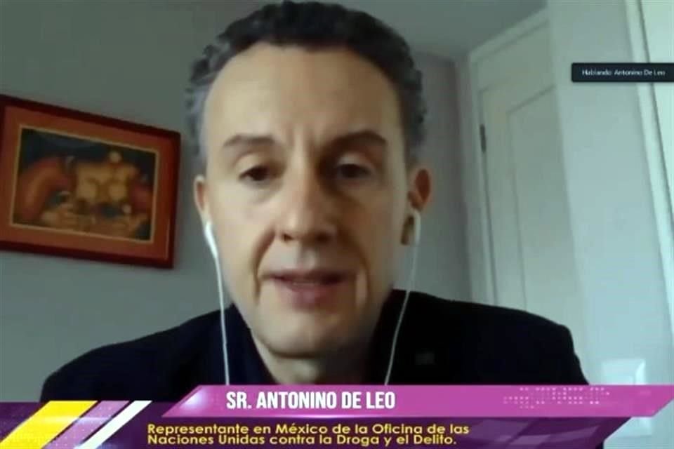 Antonino de Leo, representante de la Oficina de la ONU contra la Droga y el Delito.