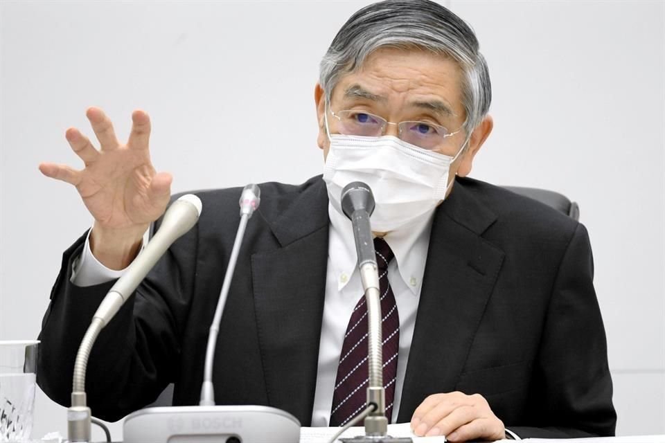 Haruhiko Kuroda, gobernador del Banco de Japón.