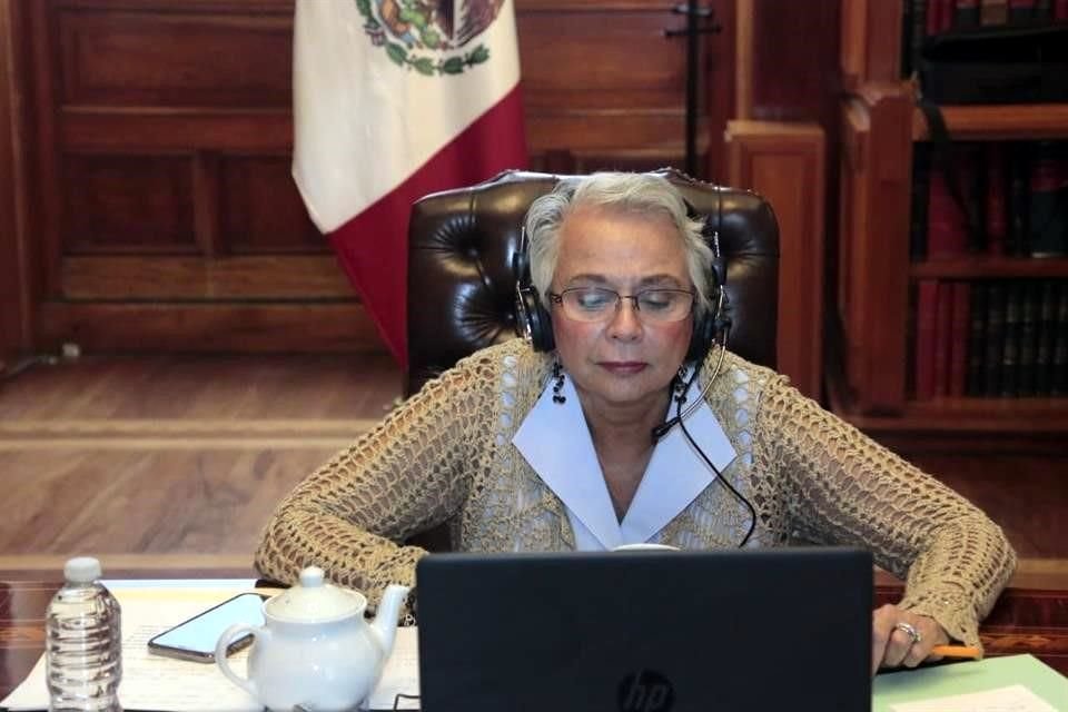 La Secretaria Sánchez Cordero tuvo una reunión virtual con titulares de las comisiones de igualdad de género de los congresos locales.