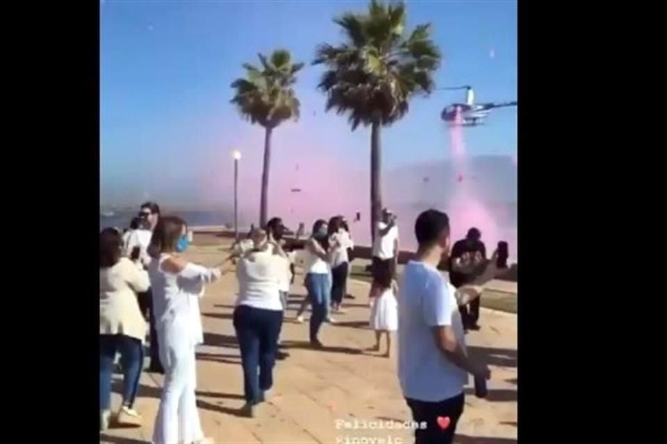 Pese a cuarentena, hija del senador de Morena Gerardo Novelo organizó ayer una reunión en Ensenada, BC, en la que utilizó un helicóptero.