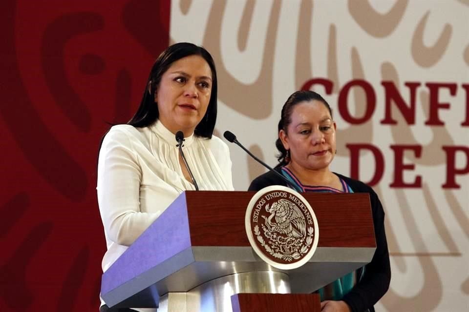 Ariadna Montiel, subsecretaria de Bienestar.