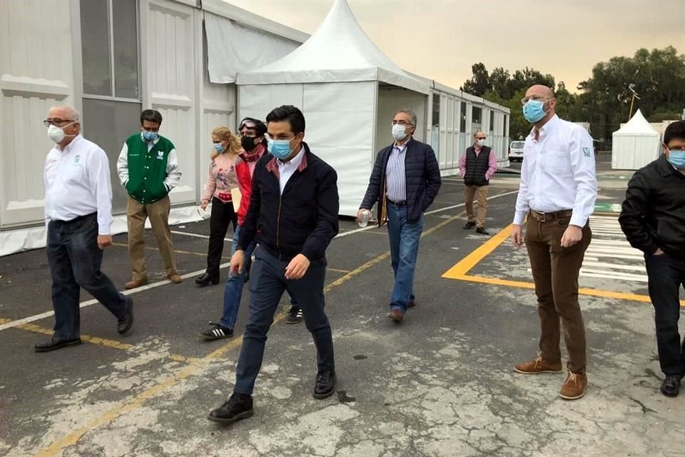 El director del IMSS subió un video a sus redes sociales recorriendo el lugar.