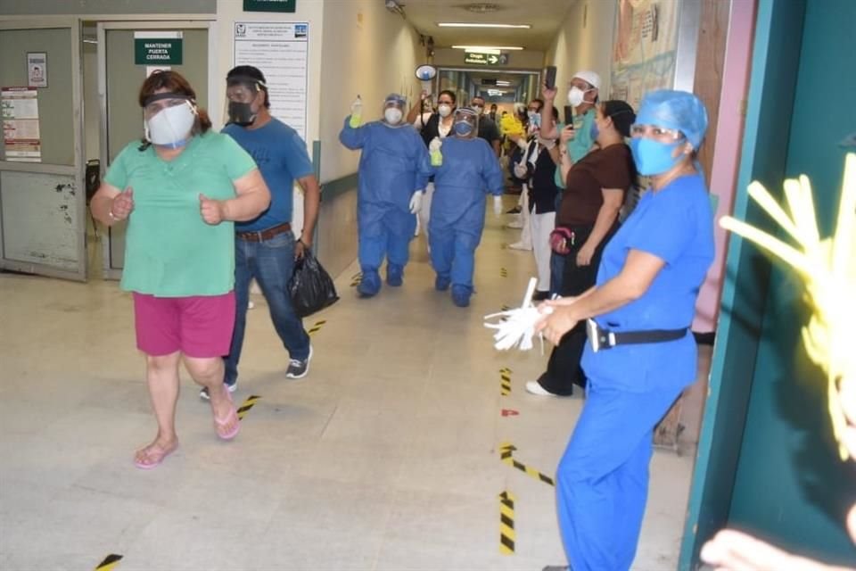 Desde el pasado 11 de abril, que se dio el primer ingreso de coronavirus, se han recuperado 18 pacientes.