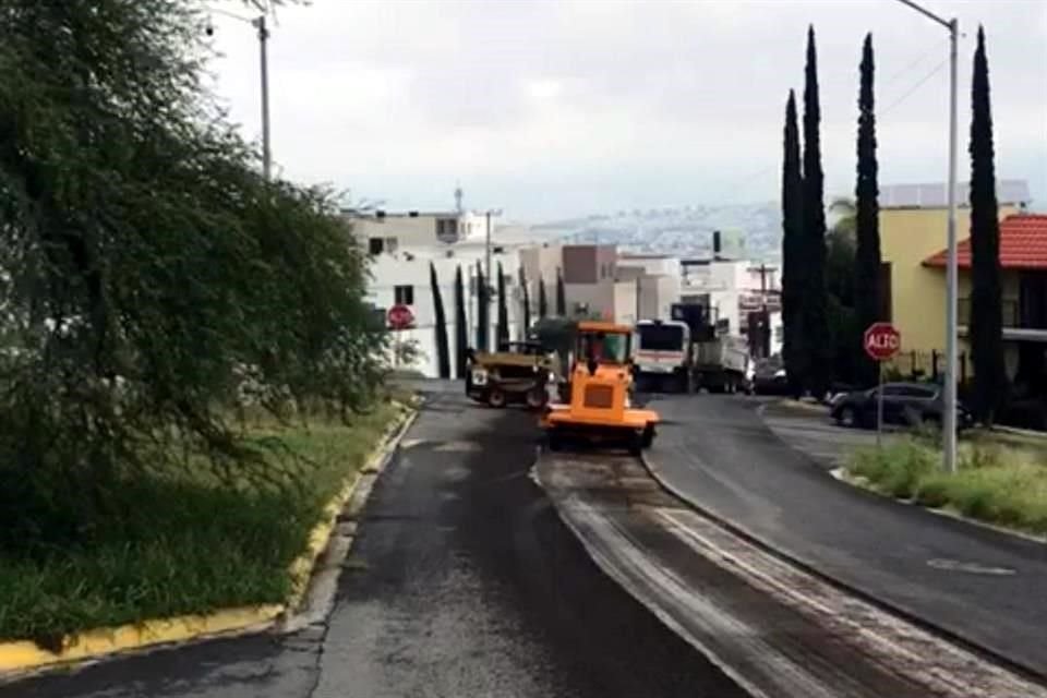 El Municipio informó después de mediodía que arrancó obras en Paseo de los Descubridores.