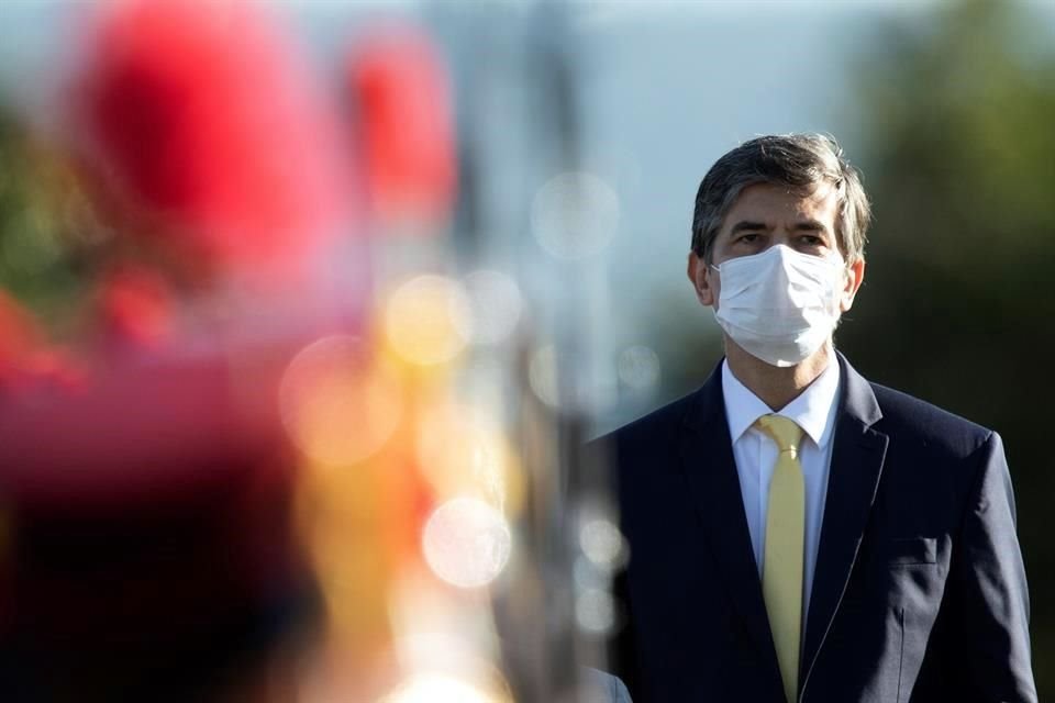 El Ministro de Salud de Brasil, Nelson Teich, asiste a un acto oficial el pasado martes, 12 de mayo de 2020, en el Palacio de Alvorada en Brasilia.