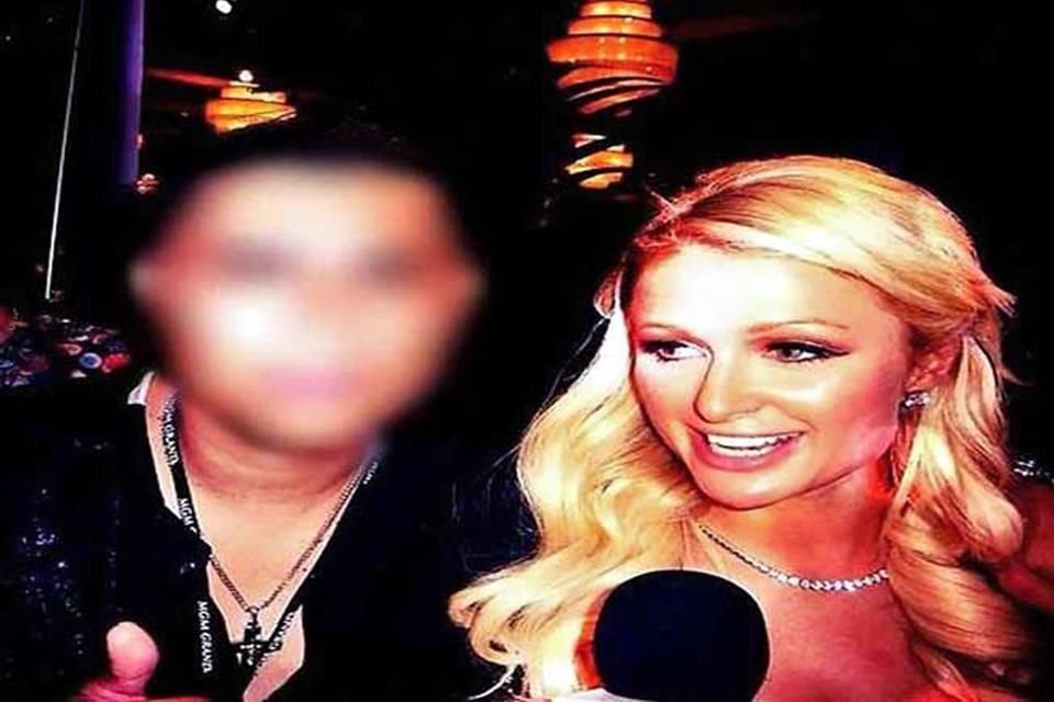 El capo presumió una foto junto a la socialité estadounidense Paris Hilton.