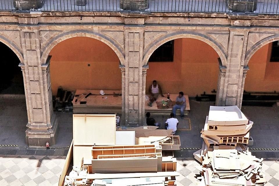 En San Ildefonso se emprendieron obras de adecuación que repercutirán en la conservación del inmueble histórico, porque son duraderas a la vez que reversibles, destacan los arquitectos.