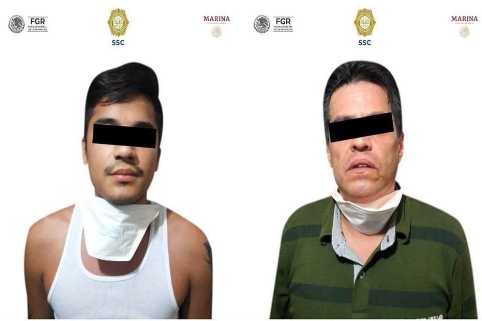 Alejandro Kuhliger Flores, de 49 años, tío de 'El Lunares' y Brandon Alexis Flores Ramírez, de 23 años, hermano menor del capo,