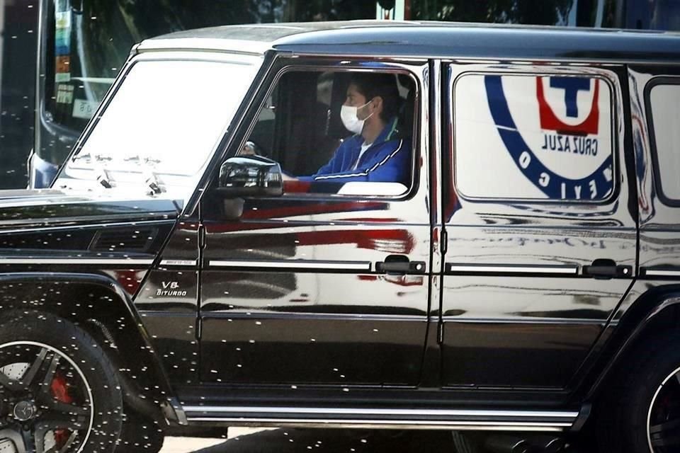 Los jugadores llegaron con su cubrebocas.