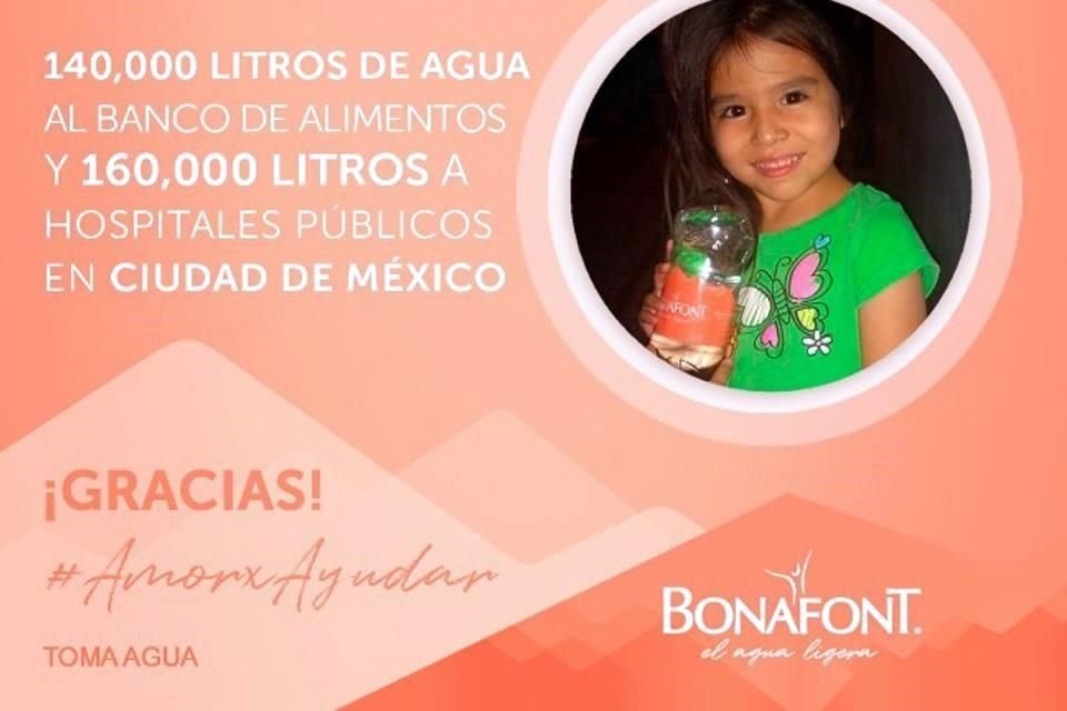 Donan agua a comunidades vulnerables